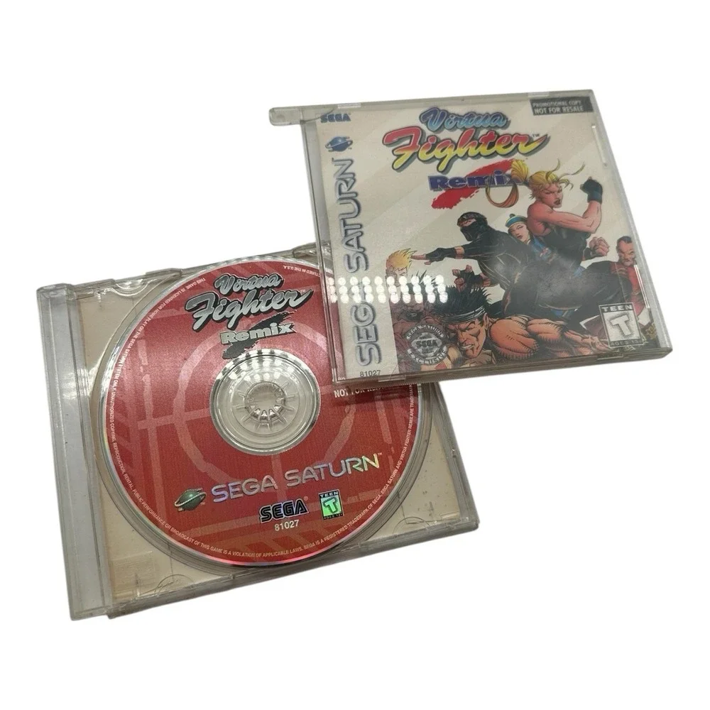 Virtua Fighter, Virtua Fighter 2 & Virtua‎ Fighter Remix Lot Sega Saturn TESTED